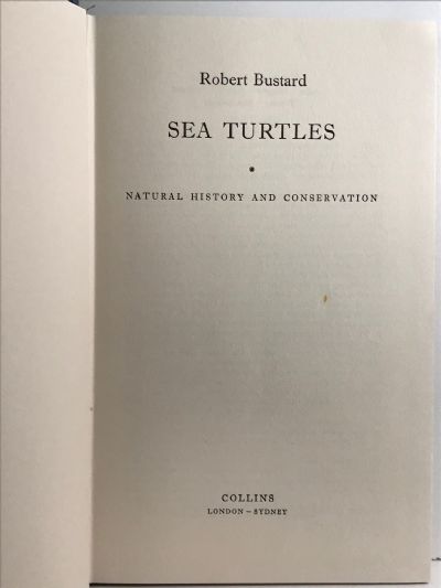 SEA TURTLES: Natural History and Conservation