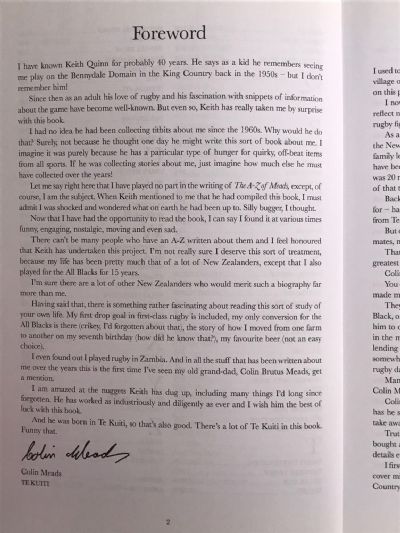 THE A-Z OF MEADS: Facts and fallacies about a New Zealand rugby legend
