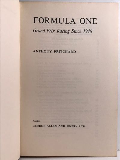 FORMULA ONE: Grand Prix Racing Since 1946