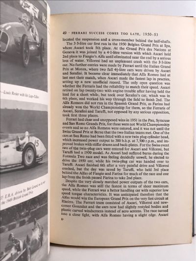 FORMULA ONE: Grand Prix Racing Since 1946