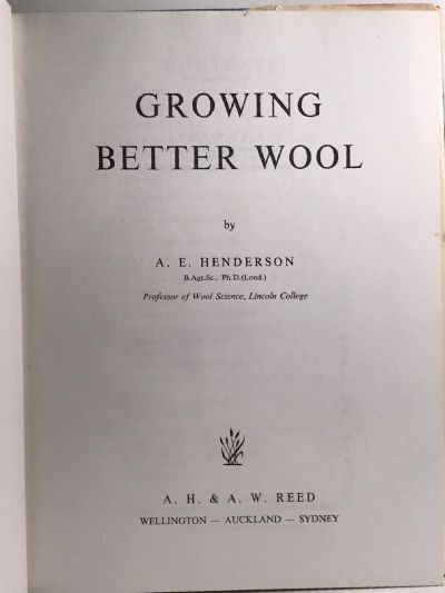 GROWING BETTER WOOL