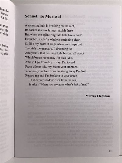 WAITAKERE WRITERS ANTHOLOGY 2007