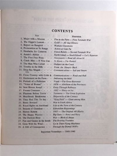 OUR YESTERDAYS: New Zealand's History in Pictures and Stories 1860 to 1940