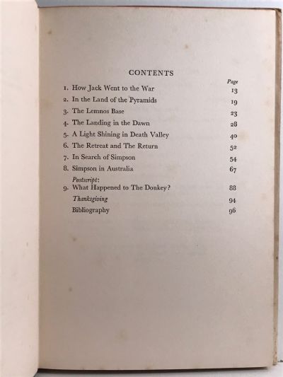 THE MAN WITH THE DONKEY: John S. Kirkpatrick  The Good Samaritan of Gallipoli
