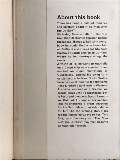 THE MAN WITH THE DONKEY: John S. Kirkpatrick  The Good Samaritan of Gallipoli