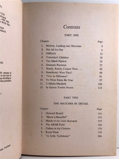 THEY MISSED THE BUS: Kirkpatrick's All Blacks of 1972/73