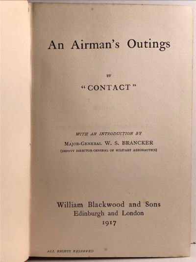 AN AIRMAN'S OUTINGS by Contact