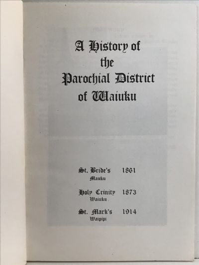 A HUNDRED YEARS OF WORSHIP: Holy Trinity 1873-1973