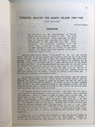 HISTORICAL REVIEW: Bay of Plenty Journal of History - Vol. 34, No. 2 - November 1986
