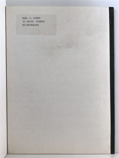 HISTORICAL REVIEW: Bay of Plenty Journal of History - Vol. 33, No. 1 - May 1985