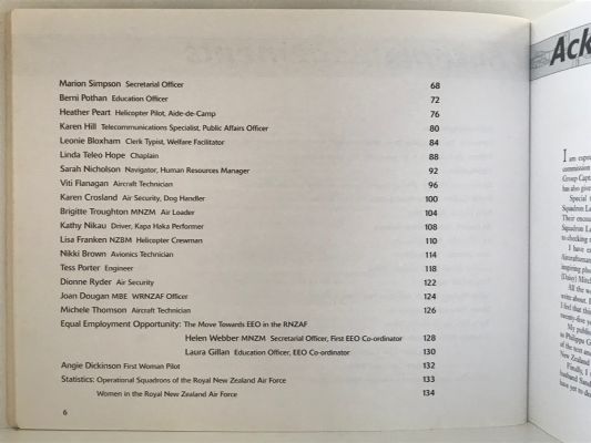 HIGH FLYERS: Celebrating the Extraordinary Women of the RNZAF 1977-2002