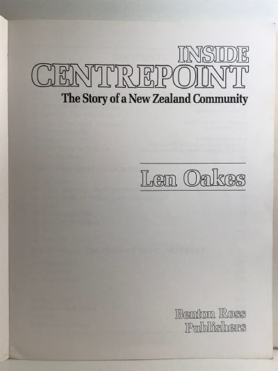 INSIDE CENTREPOINT: The Story of a New Zealand Community