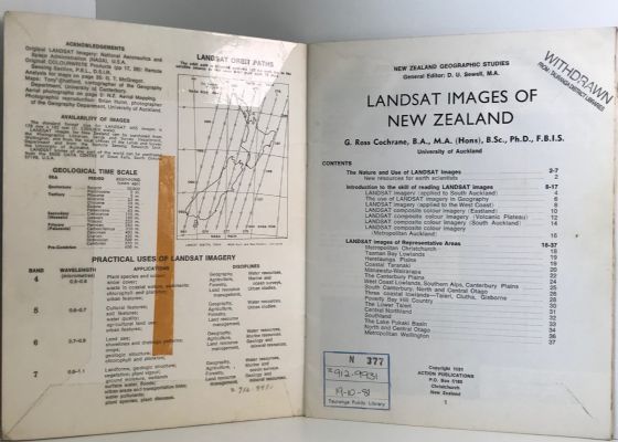 LANDSAT IMAGES OF NEW ZEALAND