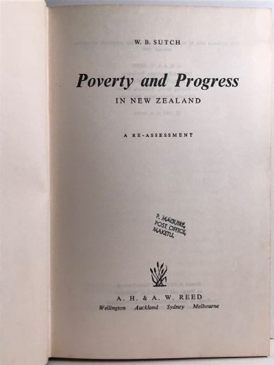 POVERTY AND PROGRESS in New Zealand