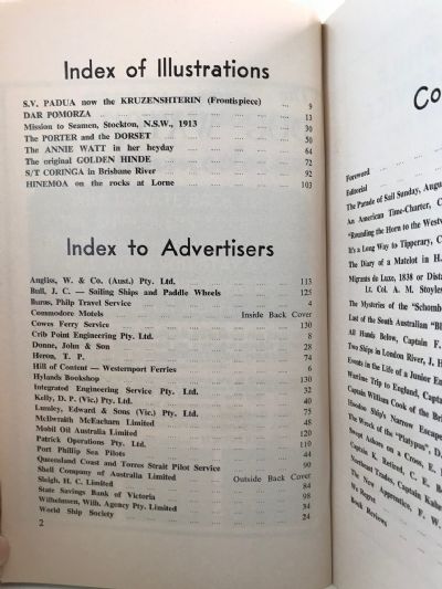 THE DOG WATCH by The Shiplovers' Society of Victoria No. 32, 1975