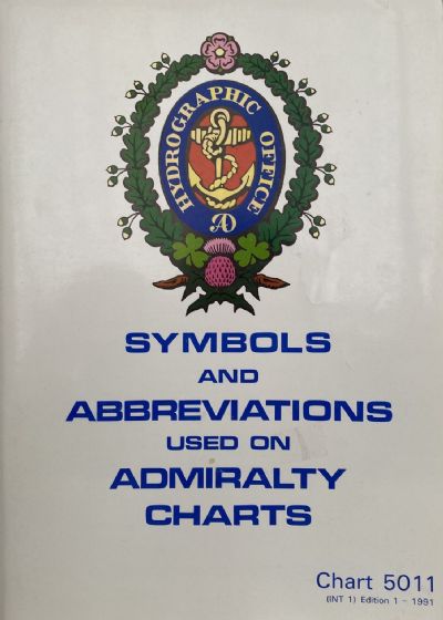 SYMBOLS AND ABBREVIATIONS used on ADMIRALTY CHARTS - Chart 5011, 1991