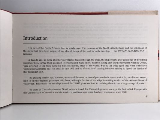 THE CUNARD LINE: A Post War History