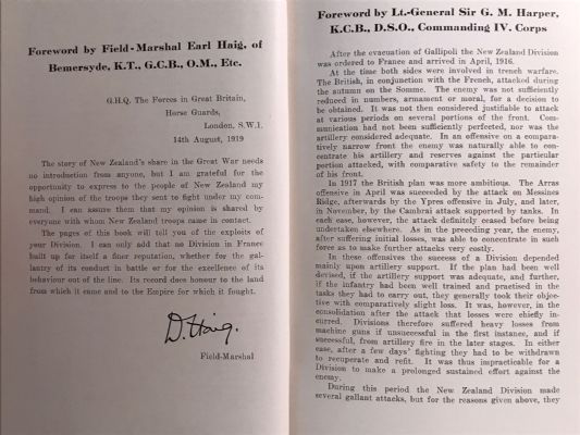 THE NEW ZEALAND DIVISION 1916-1919