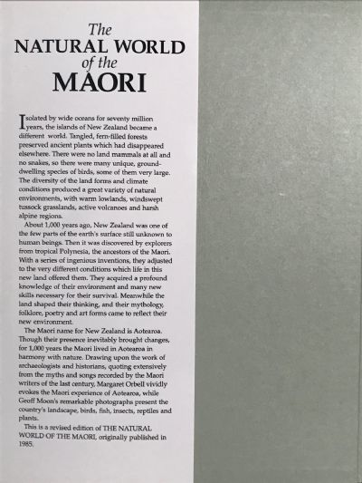 THE NATURAL WORLD OF THE MAORI