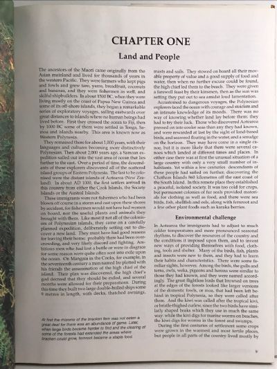 THE NATURAL WORLD OF THE MAORI