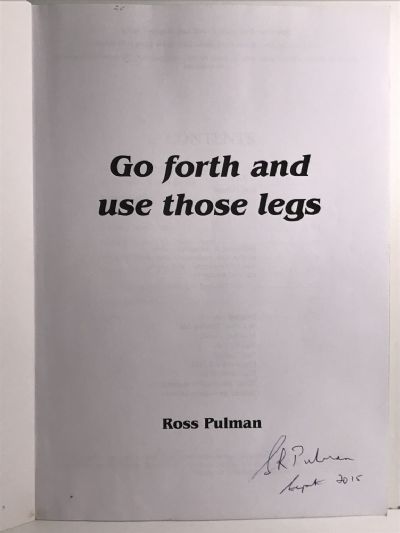 GO FORTH AND USE THOSE LEGS