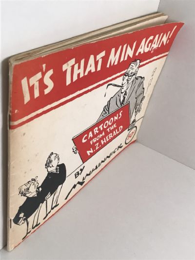 IT'S THAT MIN AGAIN! Cartoons from the New Zealand Herald by Minhinnick 1968-69
