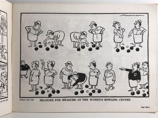IT'S THAT MIN AGAIN! Cartoons from the New Zealand Herald by Minhinnick 1968-69
