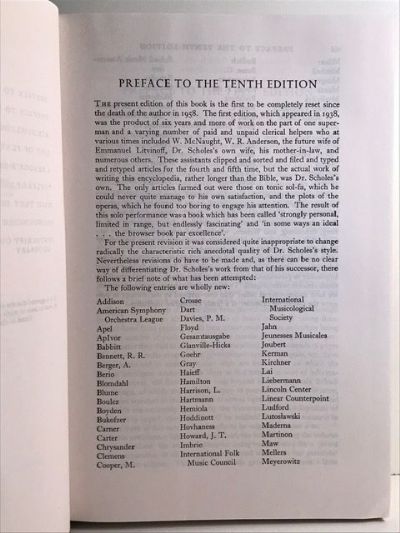 THE OXFORD COMPANIAN TO MUSIC: Tenth Edition