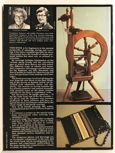 THE NEW ZEALAND WOOLCRAFT BOOK: Spinning, Dyeing, Weaving