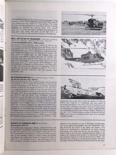 NEW ZEALAND MILITARY AIRCRAFT 1913-1977