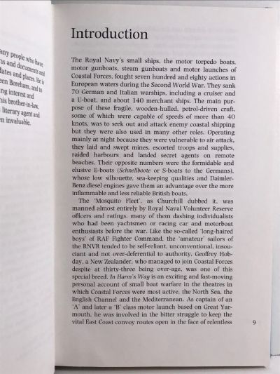 IN HARM'S WAY: A RNVR Officer at War 1940-44