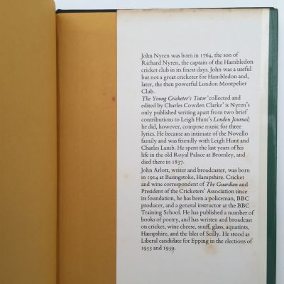 The Young Cricketer's Tutor