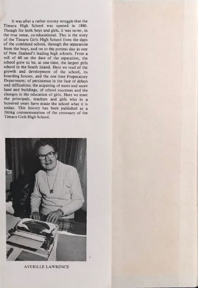 LIVELY RETROSPECT: Timaru Girls High School 1880-1980