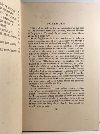 BEWARE OF THE ENGLISH ! German Propaganda Exposes England