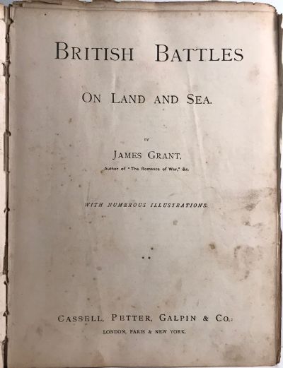 BRITISH BATTLES ON LAND AND SEA: Volume 2