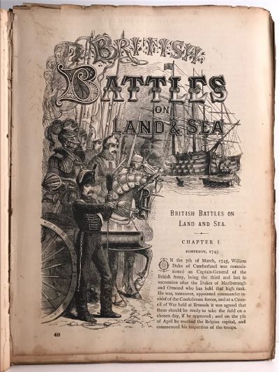 BRITISH BATTLES ON LAND AND SEA: Volume 2