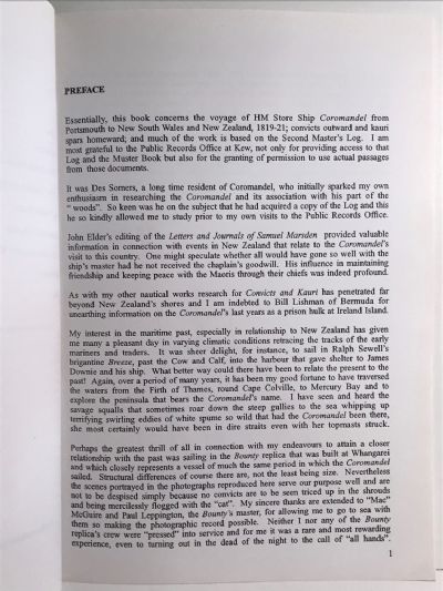 CONVICTS AND KAURI: The Story of HMSS Coromandel