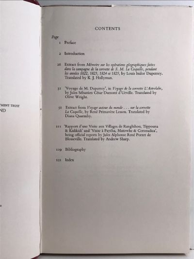 DUPERREY'S VISIT TO NEW ZEALAND IN 1824