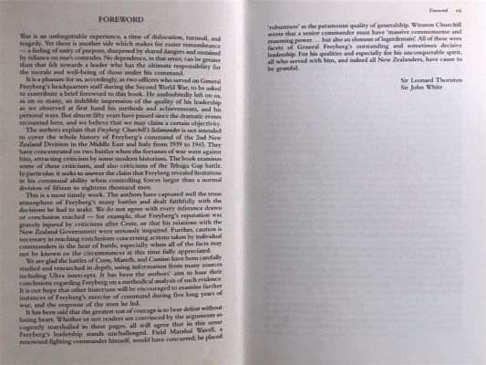 FREYBERG: Churchill's Salamander
