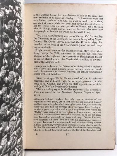 GENERAL LORD FREYBERG VC: An Unofficial Biography