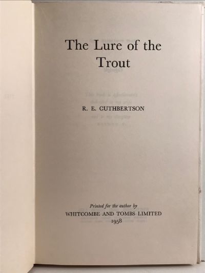 THE LURE OF THE TROUT