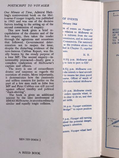 POSTSCRIPT TO VOYAGER: The Melbourne Voyager Collision
