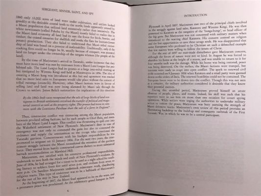 SERGEANT, SINNER, SAINT & SPY: The Taranaki War Diary of Sergeant William Marjouram