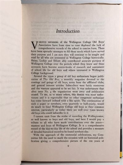 THE CENTENNIAL HISTORY OF WELLINGTON COLLEGE