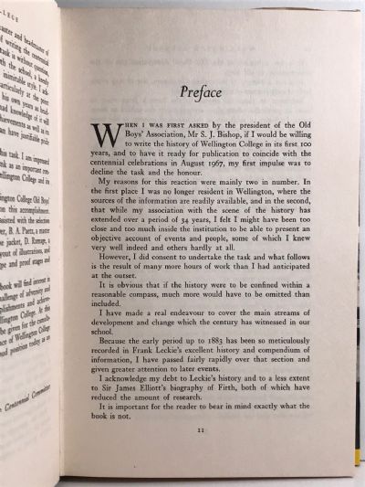 THE CENTENNIAL HISTORY OF WELLINGTON COLLEGE