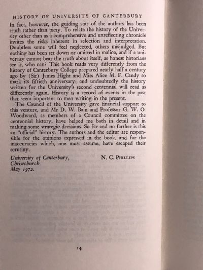 A HISTORY OF THE UNIVERSITY OF CANTERBURY 1873-1973