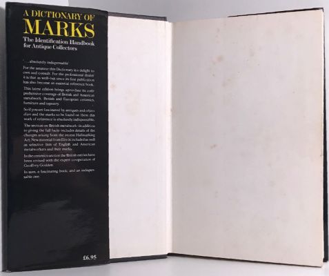 A DICTIONARY OF MARKS: Ceramics - Metalwork - Furniture - Tapestry