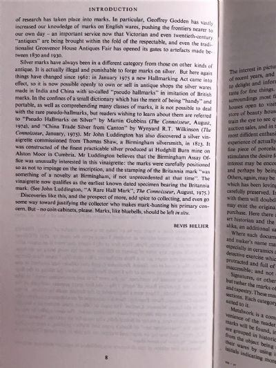 A DICTIONARY OF MARKS: Ceramics - Metalwork - Furniture - Tapestry