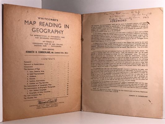 WHITCOMBE'S MAP READING IN GEOGRAPHY