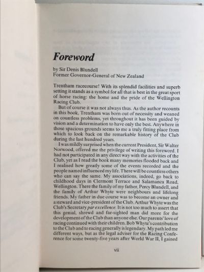 THE WELLINGTON RACING CLUB: A Centennial History